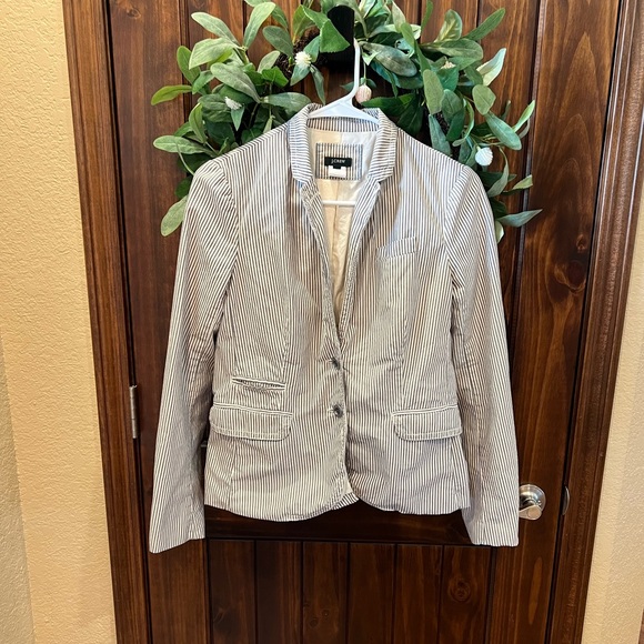 J.Crew Pinstripe Blazer